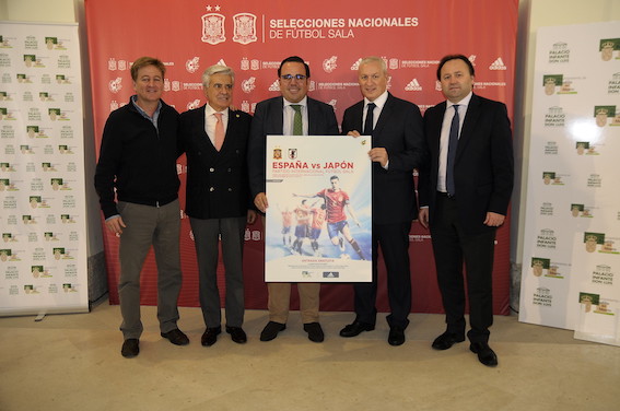 El amistoso de fútbol sala España - Japón se juega en Boadilla del Monte