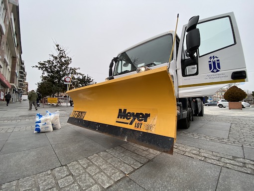 Majadahonda está lista para la borrasca de nieve