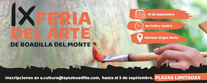 Inscripción abierta para la IX Feria del Arte de Boadilla 