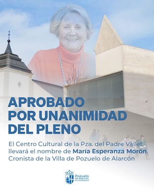 El Centro Cultural de Padre Vallet se llamar&aacute;  Mar&iacute;a Esperanza Mor&oacute;n