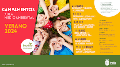 Campamentos de verano en el Aula Medioambiental de Boadilla