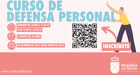 Curso gratuito de defensa personal femenina en Boadilla
