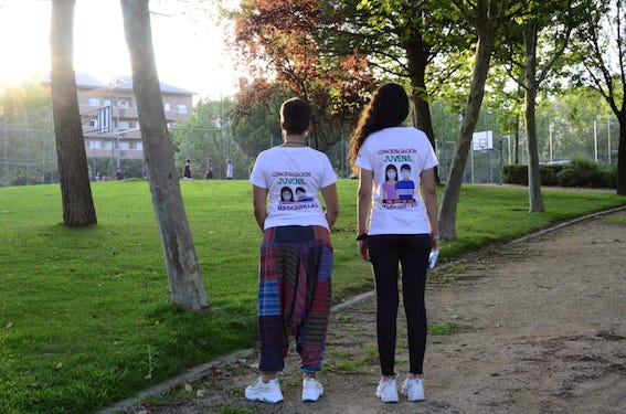 Boadilla se acerca a los más jóvenes para concienciarles sobre el uso de la mascarilla