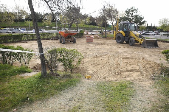 Reforma de la zona infantil y el área canina del parque Gregorio Marañón de Boadilla