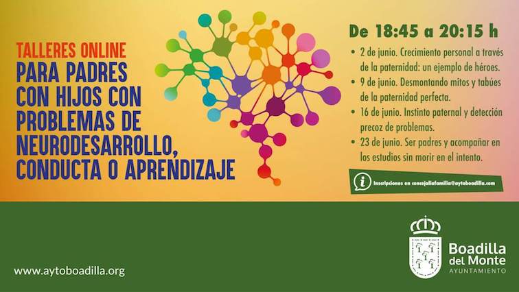Sesiones online para padres con hijos con problemas de neurodesarrollo y conducta de Boadilla