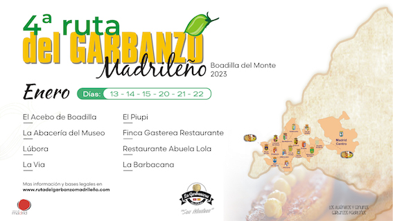 Boadilla celebra la IV Ruta del Garbanzo Madrileño este fin de semana