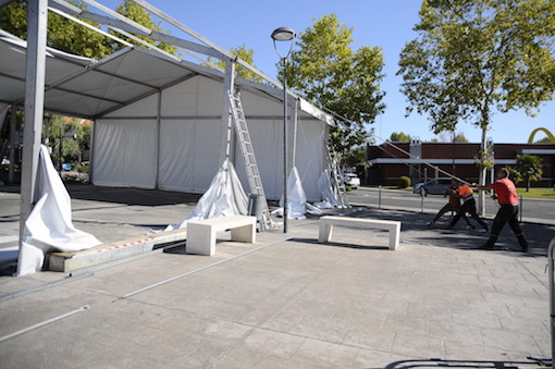 Carpa para jóvenes en las Fiestas de Boadilla