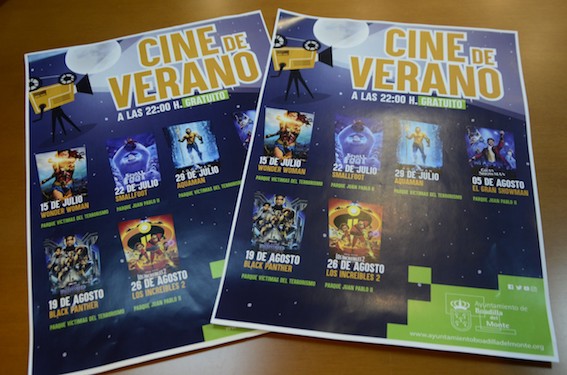 Lunes de cine de verano gratis en Boadilla
