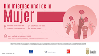 Boadilla hablar&aacute; de los "Retos y desaf&iacute;os de las mujeres en el siglo XXI" el pr&oacute;ximo 8 de marzo de 2024