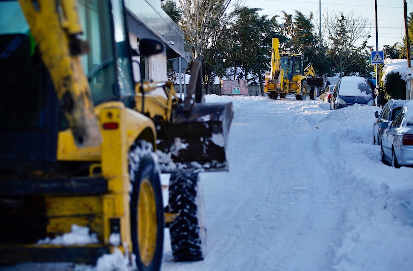 Las Rozas evalúa daños y prepara la vuelta a clase tras la nevada