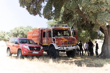 Un retén de bomberos forestales de la Comunidad de Madrid vigilará el monte de Boadilla