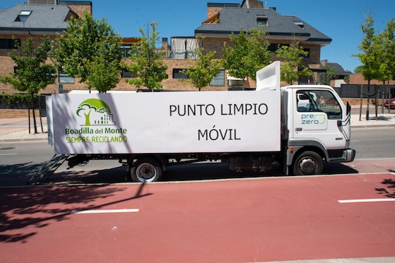 El Punto Limpio Móvil de Boadilla duplica sus días de servicio