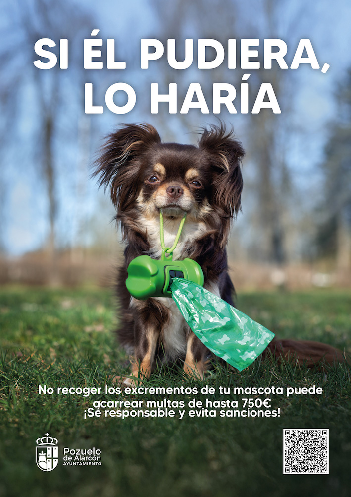 Pozuelo lanza una nueva campaña para la recogida de los excrementos caninos