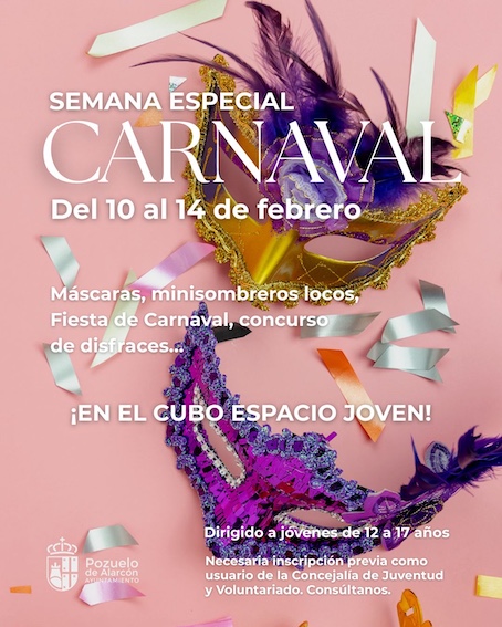 Semana de Carnaval en el CUBO Espacio Joven