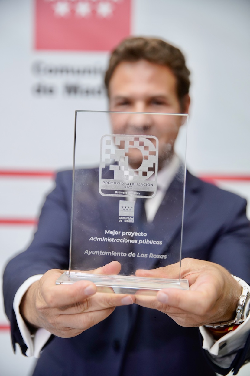 Smart City Las Rozas, galardonada por los Premios Digitalización de la Comunidad de Madrid