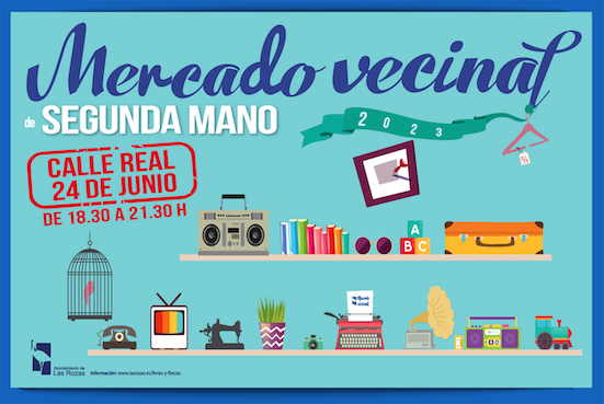 Mercado Vecinal de Segunda Mano este sábado en Las Rozas
