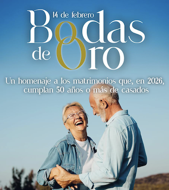 Bodas de Oro por San Valentín en Pozuelo de Alarcón