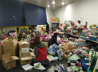 La recogida solidaria de Las Rozas llega a más de 100 familias 
