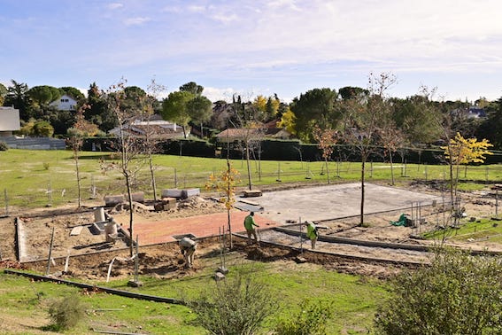 Boadilla comienza la remodelación del parque Río Guadiana