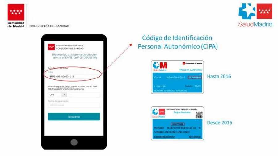 Madrid permitirá elegir lugar, día y hora para vacunarse contra el COVID-19