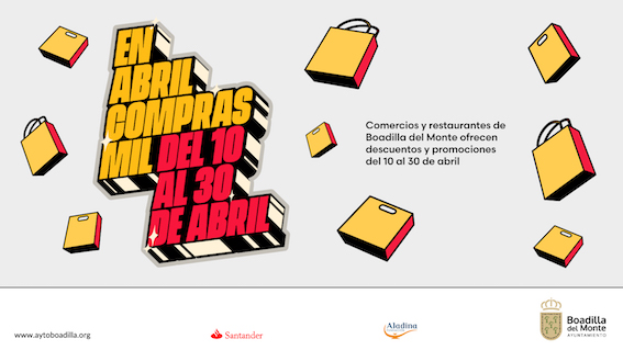 Más de 80 comercios y restaurantes de Boadilla ofrecen descuentos este mes