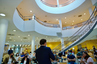 Los jóvenes exponen sus ideas en Las Rozas Space