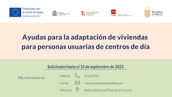 Boadilla ofrece ayudas para la adaptación de viviendas de usuarios de los centros de día