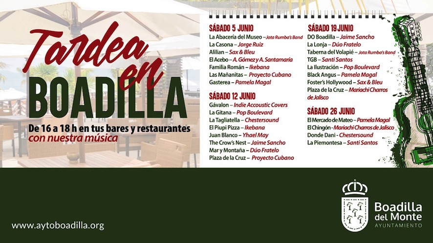 Tarde de conciertos en los bares y restaurantes de Boadilla