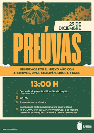 Fiesta de fin de a&ntilde;o en el centro de Mayores Juan Gonz&aacute;lez de Uzqueta