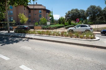 Nuevas jardineras en Los Fresnos