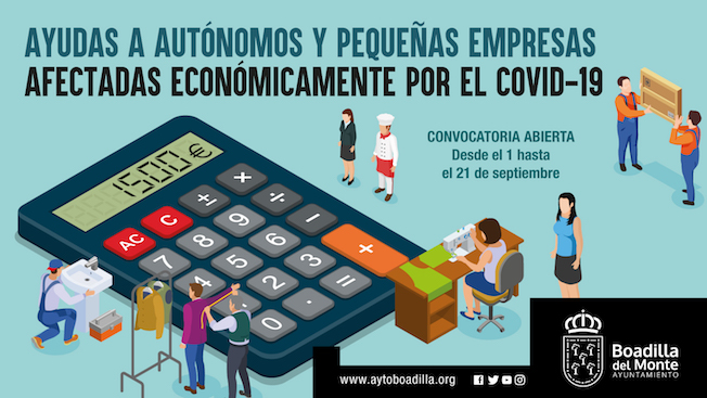 Boadilla destina 3 millones de euros a ayudar a las pequeñas empresas y autónomos afectados por el coronavirus