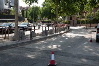 Boadilla mejora las medianas de varias avenidas del municipio