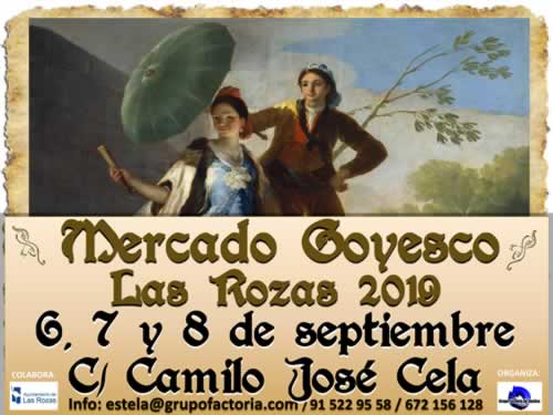 El Mercado Goyesco se instala en Las Rozas todo el fin de semana