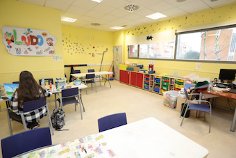 La ludoteca de Boadilla, nuevo espacio de acogida para niños refugiados ucranianos 