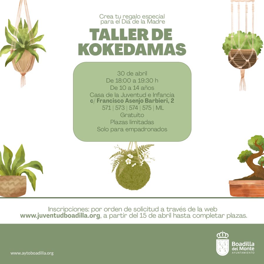 Crea tu kokedama para el D&iacute;a de la Madre
