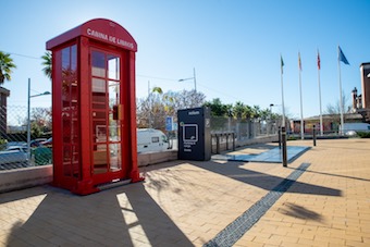 Nueva cabina para el intercambio de libros en el Complejo Deportivo Condesa de Chinchón