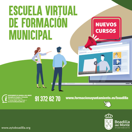 Más de 2.000 vecinos de Boadilla han realizado cursos este año en la Escuela de Formación Virtual 