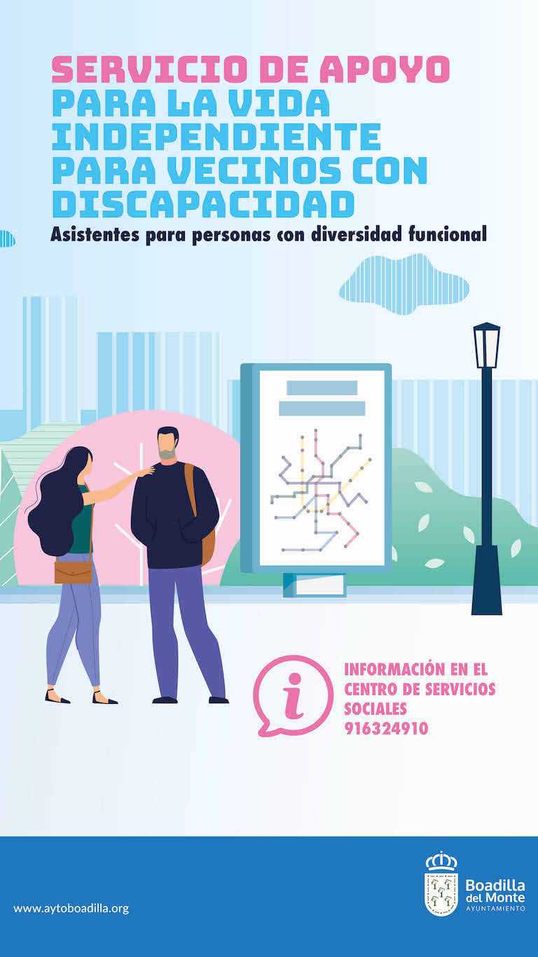 Nuevo servicio de apoyo para personas con diversidad funcional de Boadilla