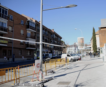Más iluminación para el entorno del CEIPSO Príncipe Don Felipe en Boadilla