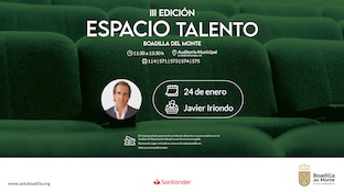 Entradas para la conferencia de Javier Iriondo en Boadilla