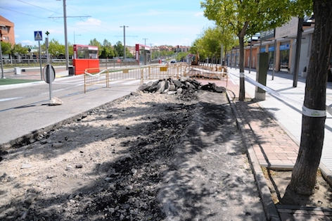 Se adelantan las obras en el aparcamiento de avenida Siglo XXI