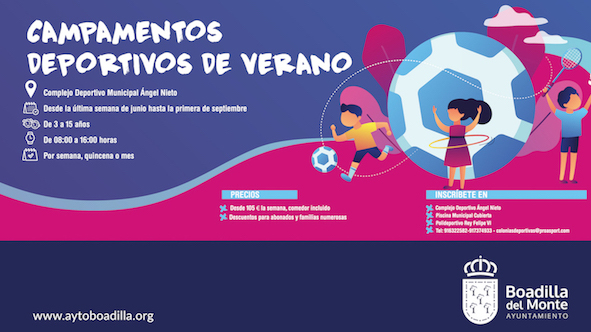 Colonias y campus deportivos para disfrutar del verano en Boadilla 
