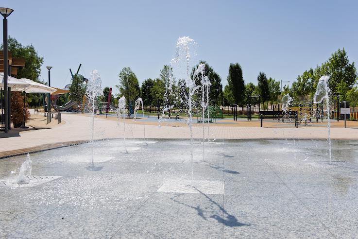 Boadilla amplía el horario de los chorros de agua del parque Miguel Ángel Blanco