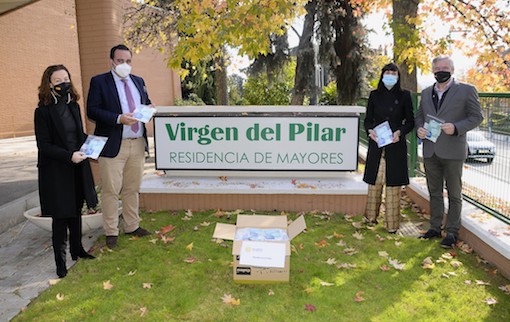 Boadilla reparte mascarillas en las residencias de mayores