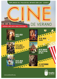 Cine de verano al aire libre en Boadilla