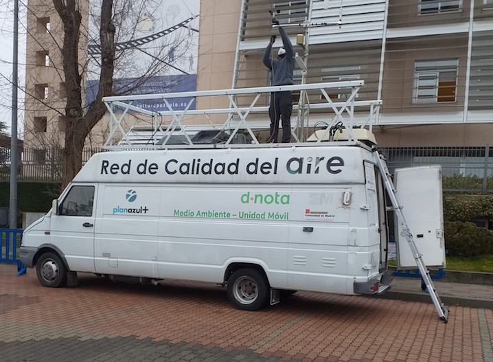 La Comunidad de Madrid mide la calidad del aire en Pozuelo de Alarcón