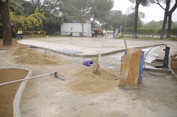 Comienzan las obras en el parque Bonanza de Boadilla