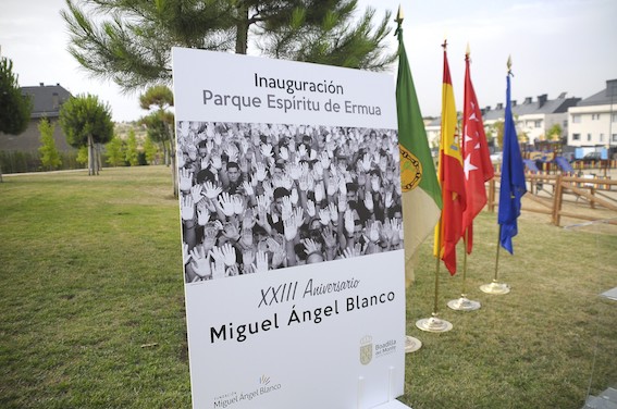 Boadilla inaugura el parque Espíritu de Ermua