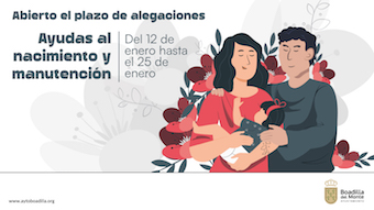 Abierto el plazo de alegaciones para las ayudas por nacimiento de Boadilla