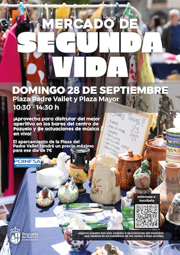 El Mercado de Segunda Vida de Pozuelo contará con más de 150 puestos el próximo domingo